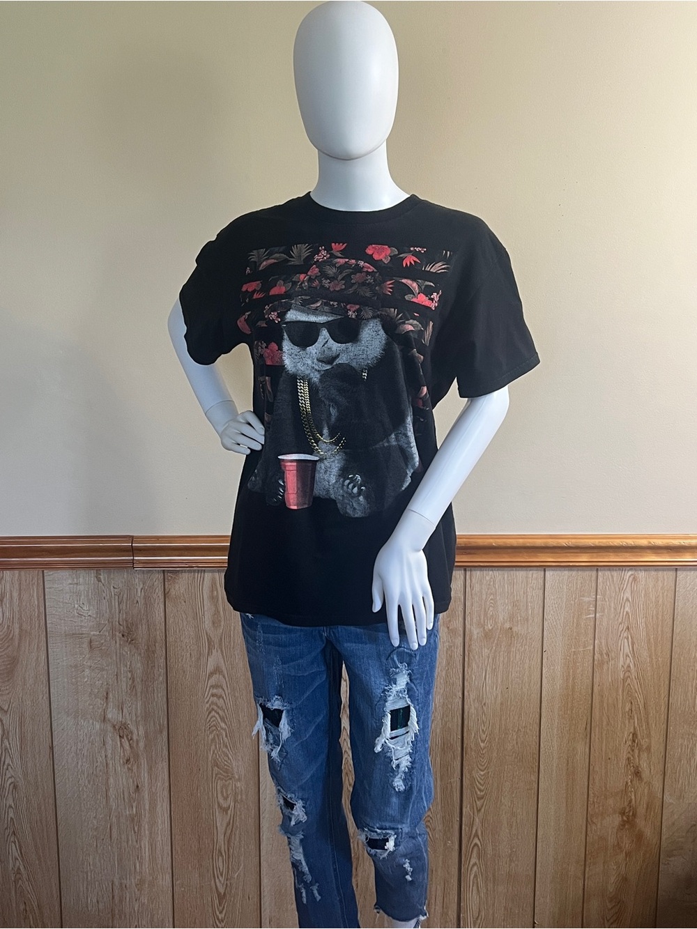 Popular Poison Gangsta Panda T-Shirt